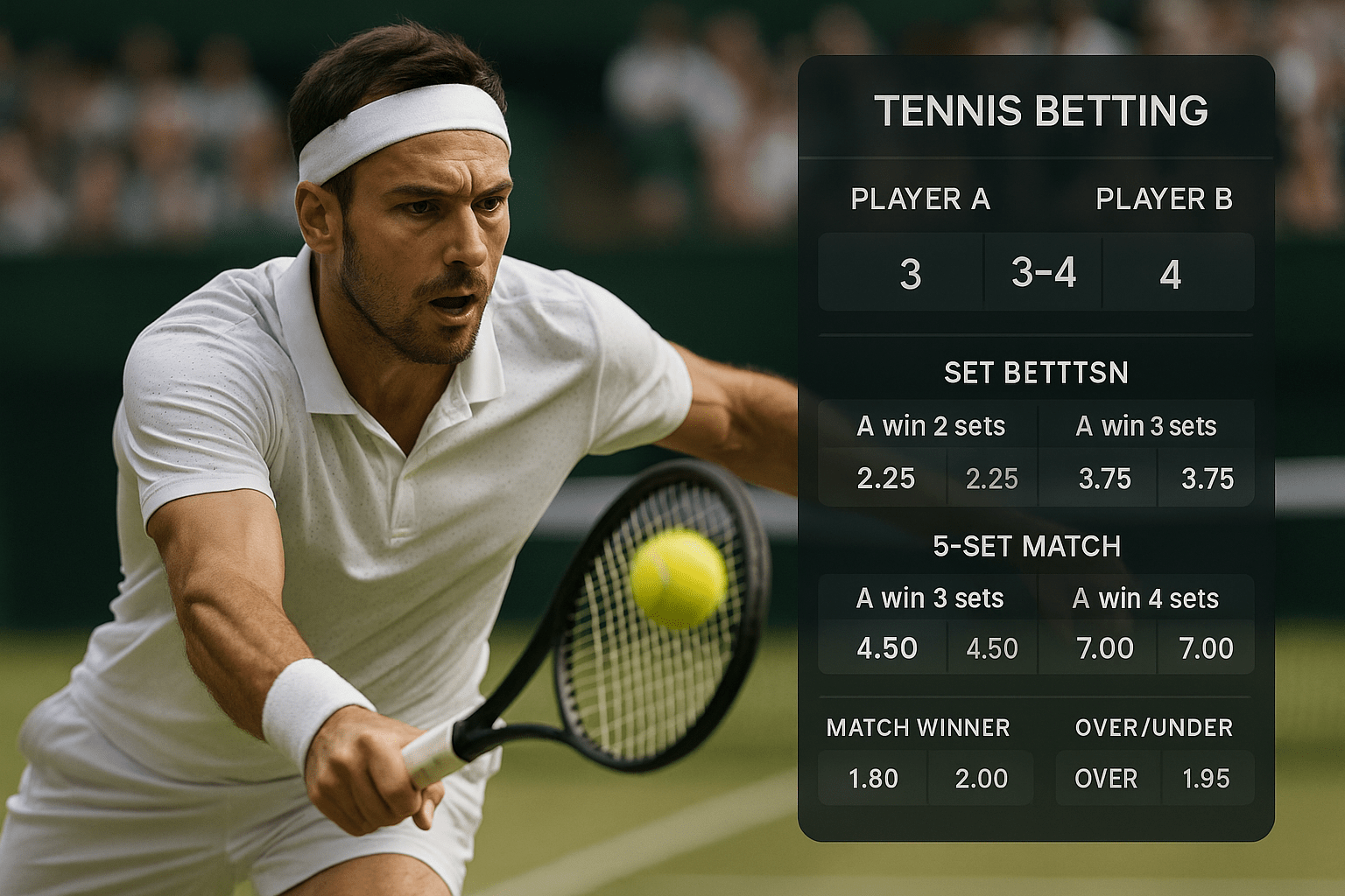 Apostas em tênis: estratégias para jogos de 3 e 5 sets