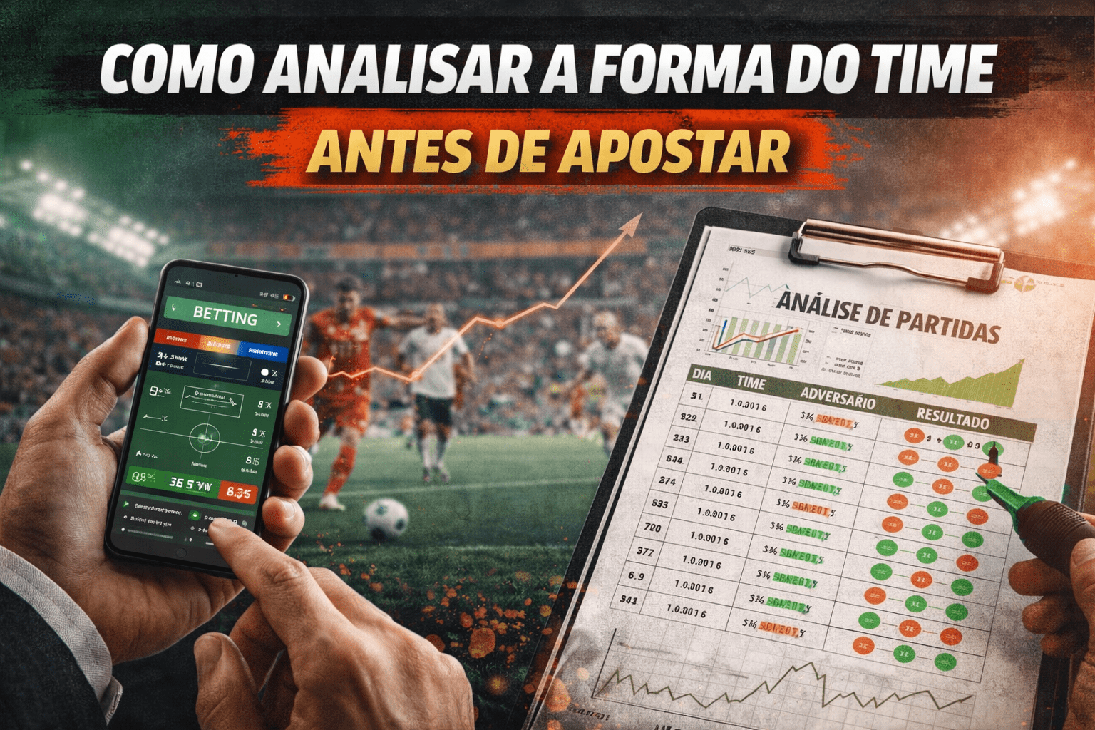 Como analisar a forma do time antes de apostar
