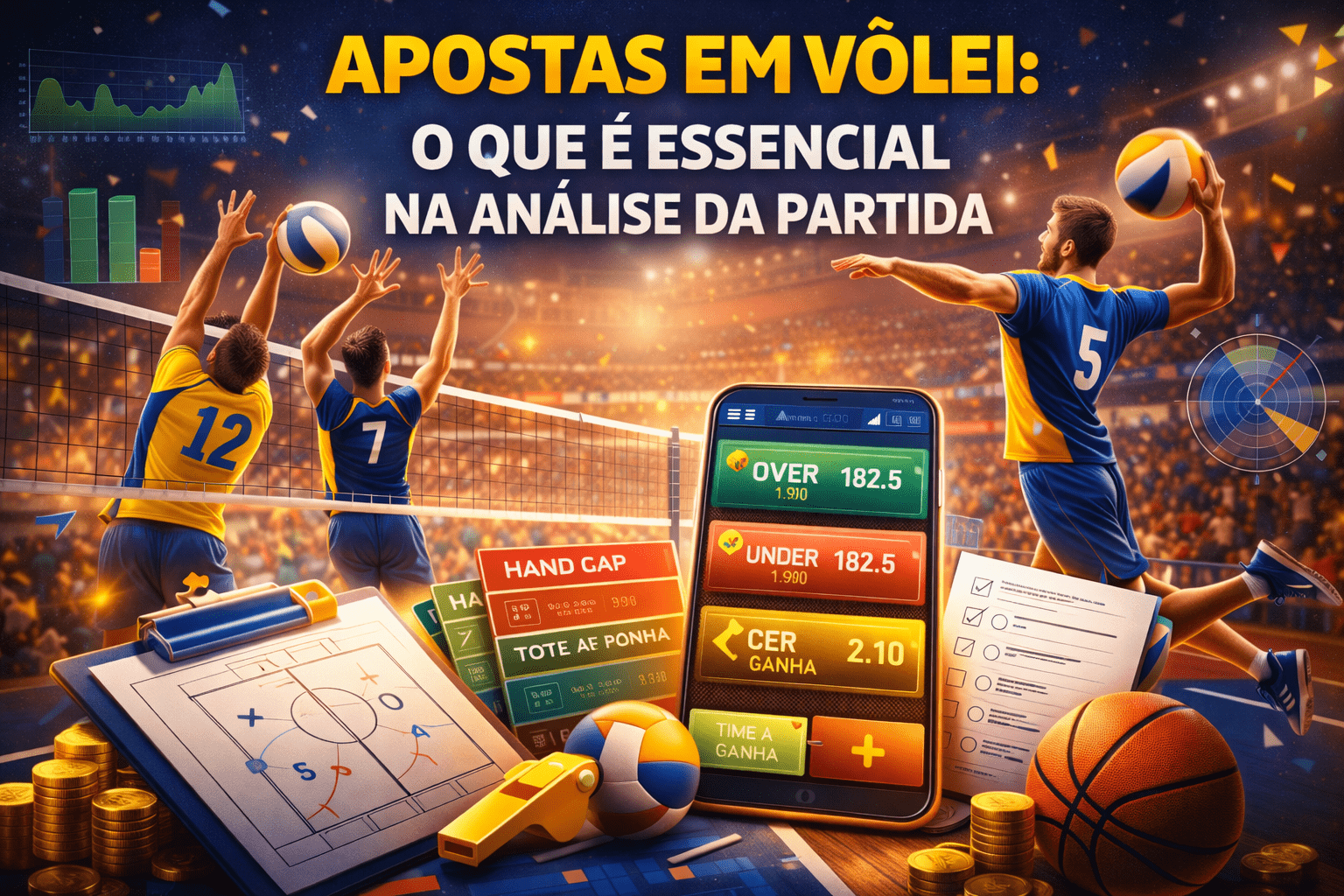 Apostas em vôlei: o que é essencial na análise da partida